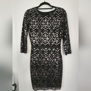 Lulu's Beaded Cocktail Dress